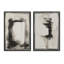 Ensemble de 2 estampes obsidiennes encadrées dans un cadre noir, 14 po x 11 po-948597089-948597093