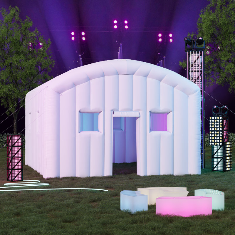 16x20Ft Inflatable Nightclub Tent for Disco Party(No lights), White