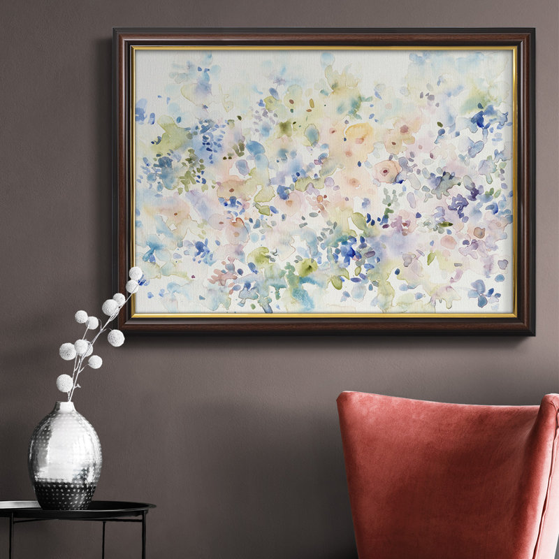 Toile encadrée de qualité supérieure «Flowing Colors II» - prête à être accrochée, H 24 po x l 36 po x P 1 po