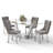 Kelisia 4 - Person Pedestal Dining Set-1753981493-1753981494-1753981491