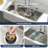 36" L X 22" W Farmhouse Drop-In Kitchen Sink 16 Gauge Stainless Steel Deep Single Bowl Ledge Workstation Kitchen Sinks
