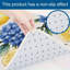 Tapis de cuisine antidérapant 2 pièces citron et bleu Hortensia