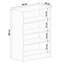 Armoire de rangement pour chaussures 16 paires