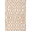 Caillat géométrique tissé à la main et recyclé P.E.T. Tapis beige-74428299