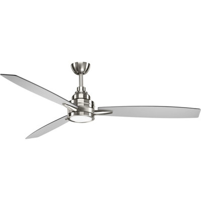 60'' 3 Blade Ceiling Fan with LED Light Kit