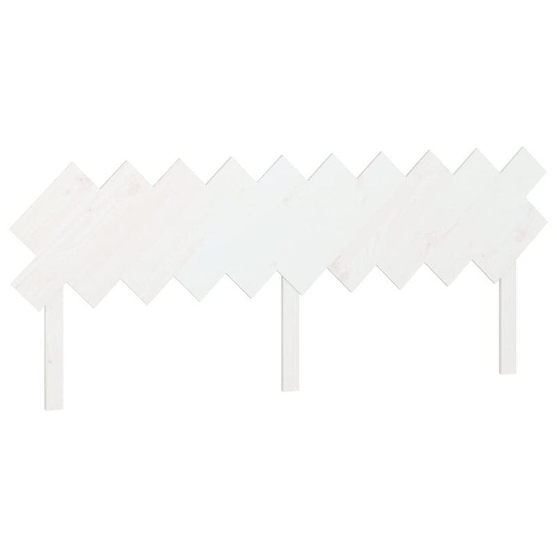 Solid Wood Headboard, 196 x 80.5 cm, White