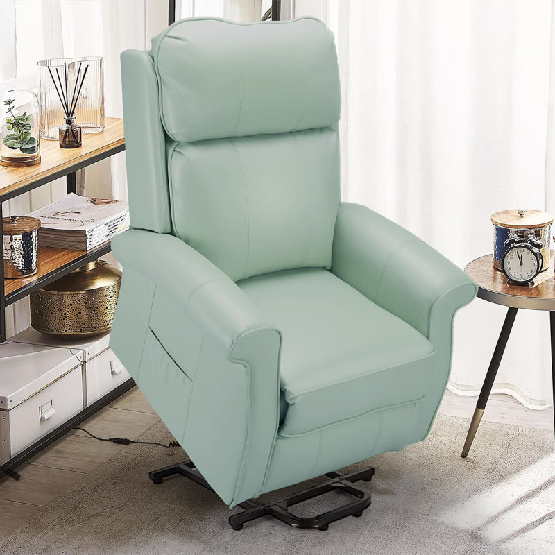 Fauteuil inclinable électrique Power Lift pour personnes âgées, Vert