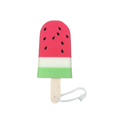Cotton bath sponge Summer Watermelon Popsicles Shaped Bath Sponge Multifunctional Sponge For Washing Dishes Cleaning The Kitchen Brushing Cups Bath Sponge