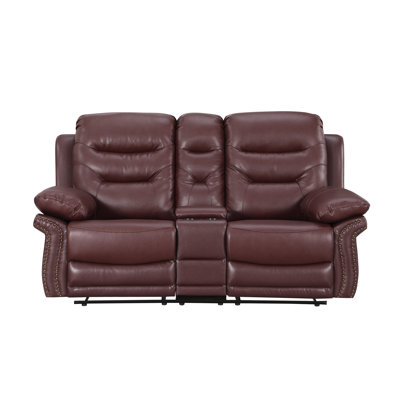 Ullery 75'' Faux Leather Reclining Loveseat