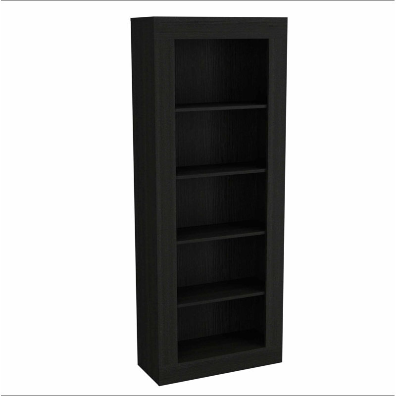 Brighton 5-Shelf Bookcase Black