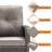 Latrece Wicker 5 - Person Patio Conversation Set with Cushions-255000579