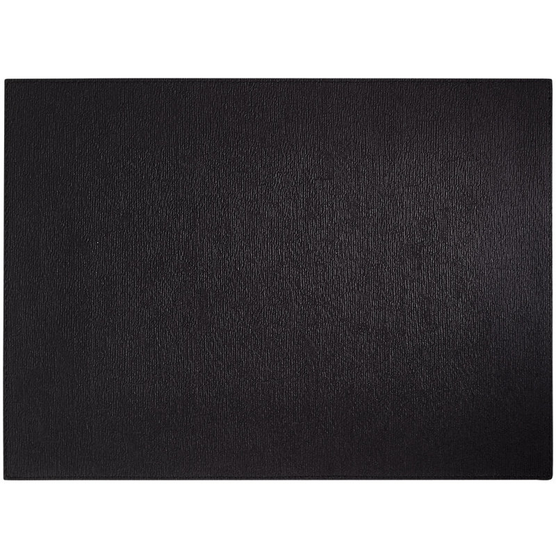 Presto Vinyl Rectangle Placemats, Black