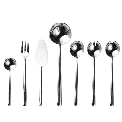 Movida 7 - Piece Stainless Steel Flatware Set - Service for 1