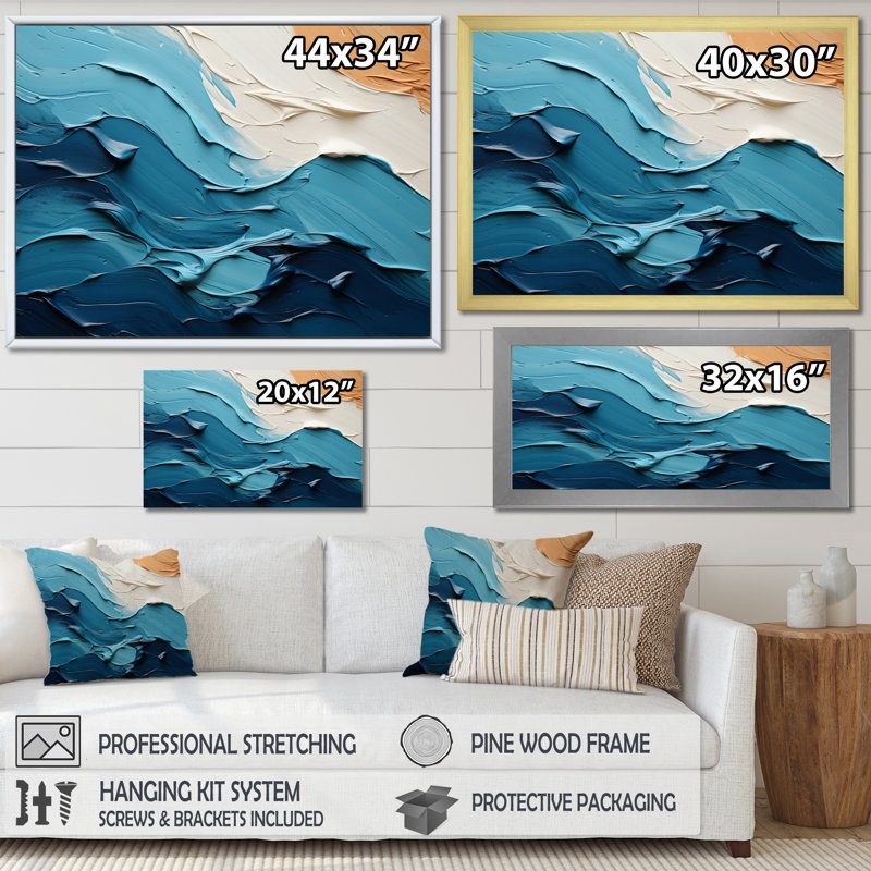 Wonderland surréalisme intemporel nautique I, Cadre doré à une seule photo, H 12 po x l 20 po x P 1 po