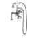 Cadmus 67'' x 30.5'' Freestanding Soaking Cast Iron Bathtub with Faucet