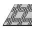 Tapis gris/crème tissé à la machine-805709991