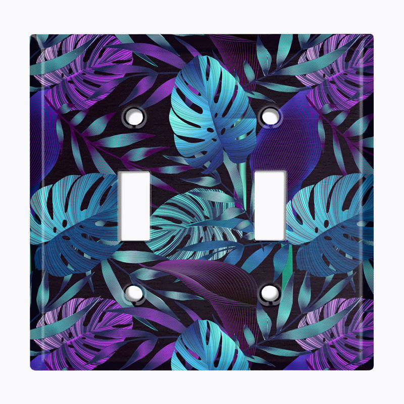 Jungle Landscape & Nature 2 - Gang Toggle Light Switch Standard Wall Plate