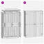 Garden Tool Shed 123x50x171 cm Impregnated Pinewood