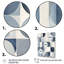 Universal Universal Grid circulaire aquarelle rétro bleu sur toile-751079484-751079485