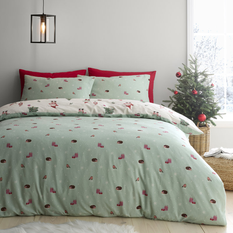 Christmas Gonks Bedding, Single Bed (140 x200 cm)