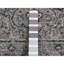 Tapis de couloir gris en laine et en laine noué à la main 2 pi 6 po x 6 pi 378FDCA6917E44C7B901CC9B36E59B30
