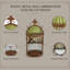 Rusty Garden Wall Mirror Bird Cage-15968591