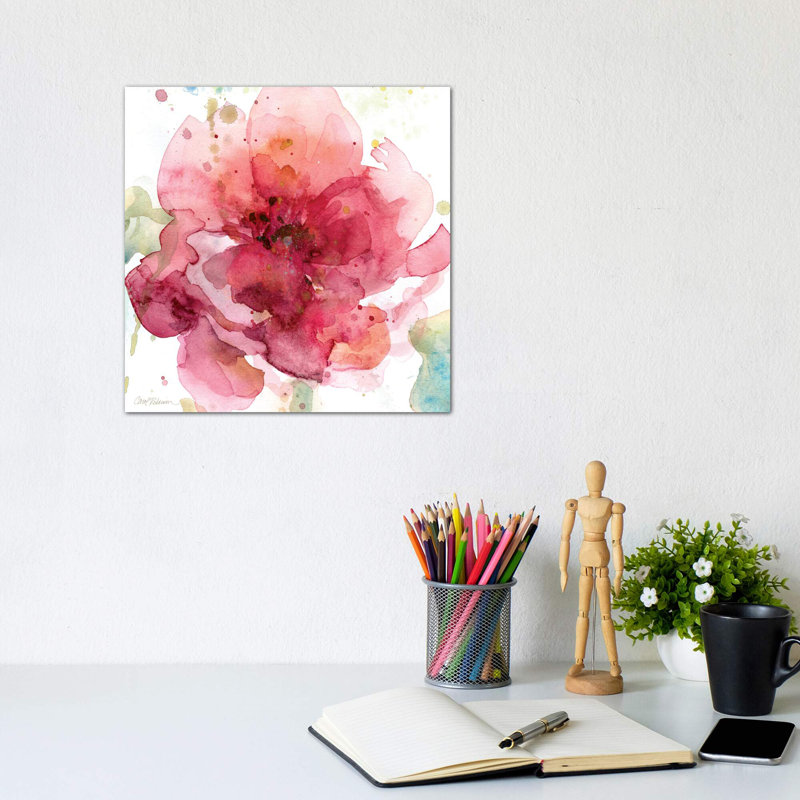 Bold Blush I by Carol Robinson - Painting on Canvas, No Frame, 93.98 cm H x 93.98 cm W x 3.175 cm D