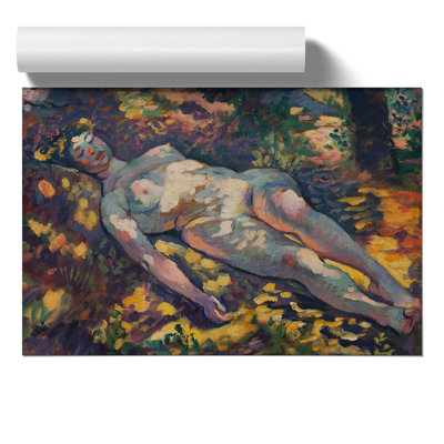 Nude Woman Sleeping by Henri Edmond Cross - Frameless Print