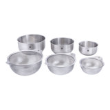ZWILLING Prep 6-Pc Brushed Stainless Steels Nesting Bowls & Strainers Set