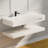 48" x 19" Double Layers Floating Vanity Stone Resin Wall-Mounted Vessel