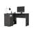2-Drawer 1-Shelf L-Shaped Computer Desk(Desk)-904143179