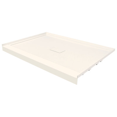 Base de douche à seuil simple avec couvercle de drain l 48 po x P 34 po