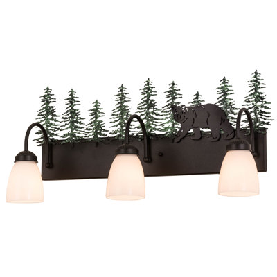 Rustic Lodge 3 - Light Dimmable Vanity Light