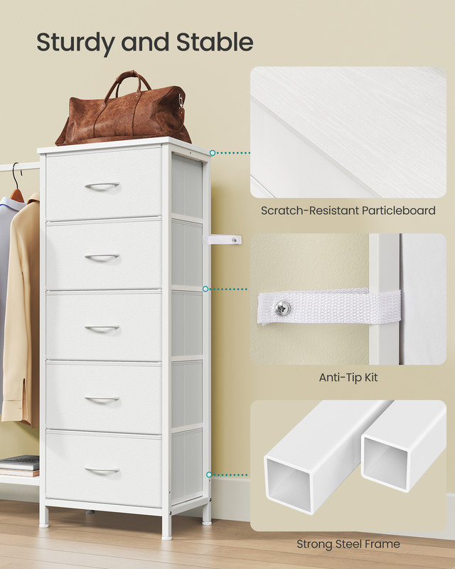 Accent Chest, White