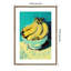 «Bowl of Bananas» par Treechild, impression sur bois encadrée-132715277