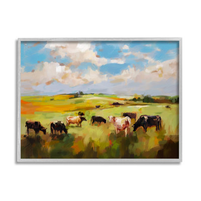 «Vaches qui broutent» par Ziwei Li
