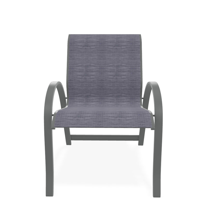 Aruba 1 Outdoor Dining Armchair, Graphite