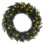 24" Camdon Fir Artificial Pre-Lit Wreath, 50 Battery Operated Lights, Realistic Wreath