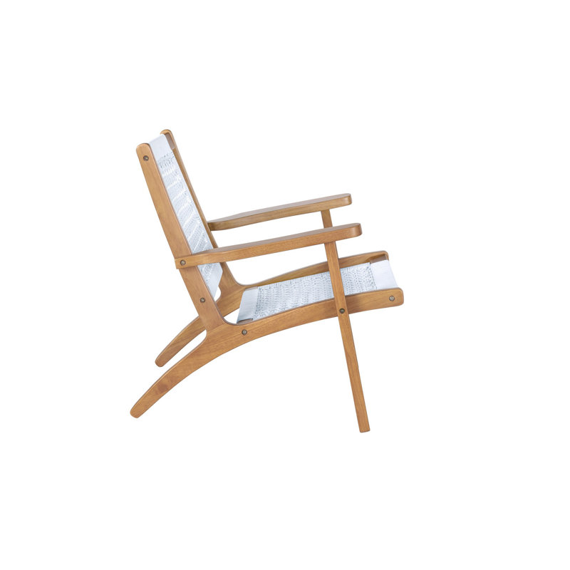 Cartrell Upholstered Armchair, Natural/White