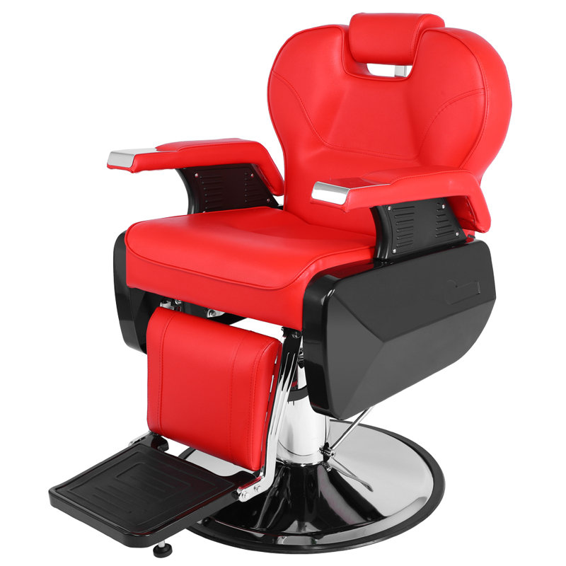 Fauteuil en cuir, Rouge