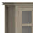 Artisan 38"W Solid Wood Transitional Medium Storage Cabinet with Glass Doors and Adjustable Shelves-1764533353