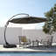 Parasol en porte-à-faux 12 pi avec base Harry-Charles-576456048