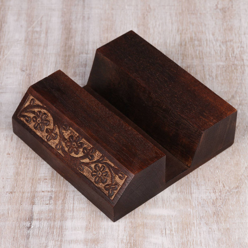 Support de bloc-notes mobile Garden Wood