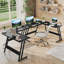 Vanesa 120cm L-Shape Computer Desk Metal Base Corner Gaming Desk Large PC Writing Table-1996615280-1978673084