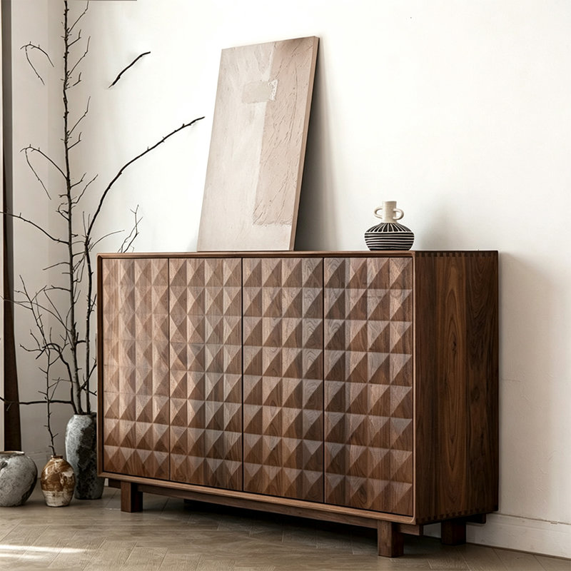 Armoire à chaussures concave et convexe