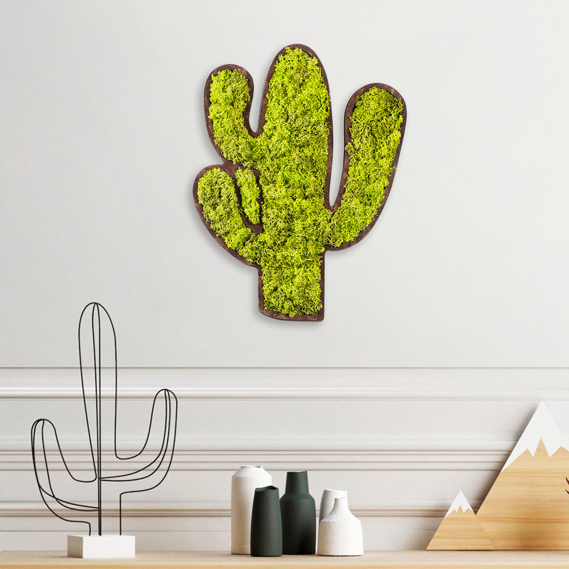 Accessoire mural décoratif fait à la main, vert et blanc, 13,4 po x 0,6 po x 17,7 po | 100% panneau de fibres à densité moyenne avec mousse, épaisseur: 0,4 pouce | Conception unique pour la décoration intérieure, ajoute du caractère à n'importe quel espace, charme rustique