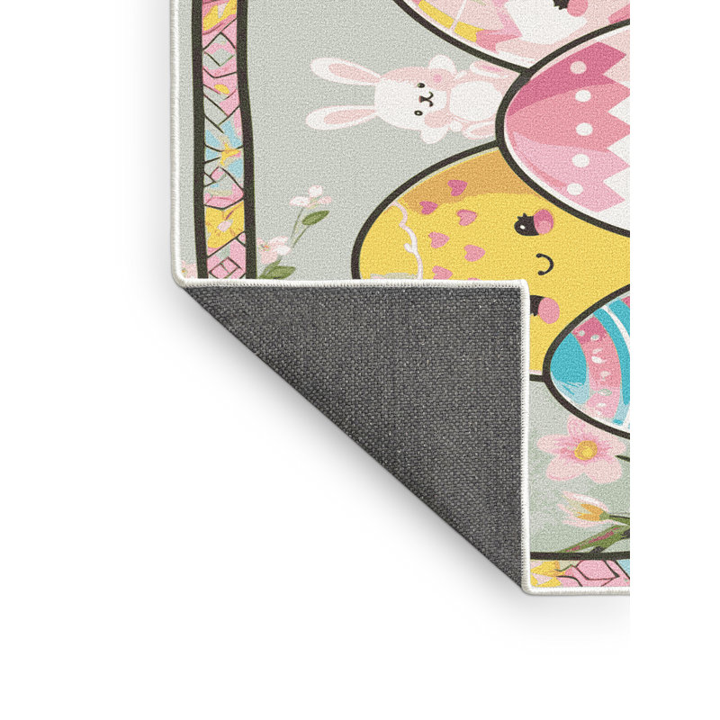 Tapis de vacances de Pâques The Holiday Aisle®, Rectangle 7 pi x 9 pi