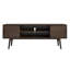 Maloree Unfinished TV Stand for TVs up to 55" with Fireplace Included