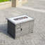 Ensemble de conversation en rotin pour 5 personnes avec coussins Wicker-90855285
