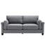 Canapé surdimensionné gris avec coussins confortables et structure en contreplaqué 3 pour la maison --2110090631-2110090629